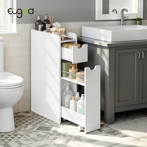 Eugad badezimmerschrank schmal - badezimmerschrank,