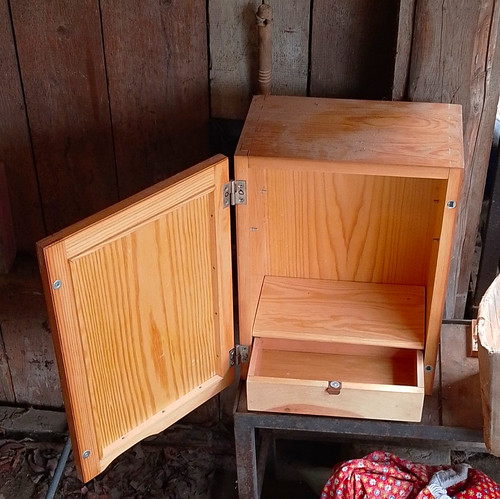 Kleiner holzschrank braun - kleiner,
