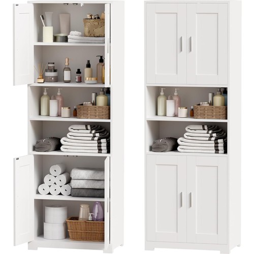 Badezimmerschrank hoch weiß - badezimmerschrank,