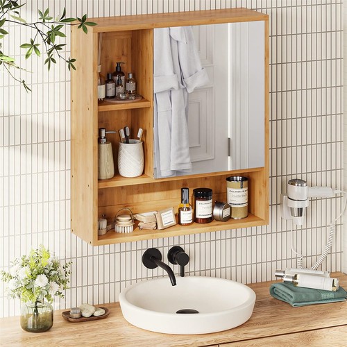 Spiegelschrank holz bad - spiegelschrank,