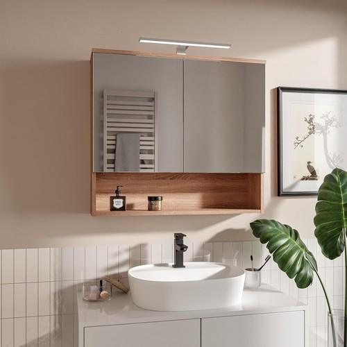 Spiegelschrank bad chrom led - bad,