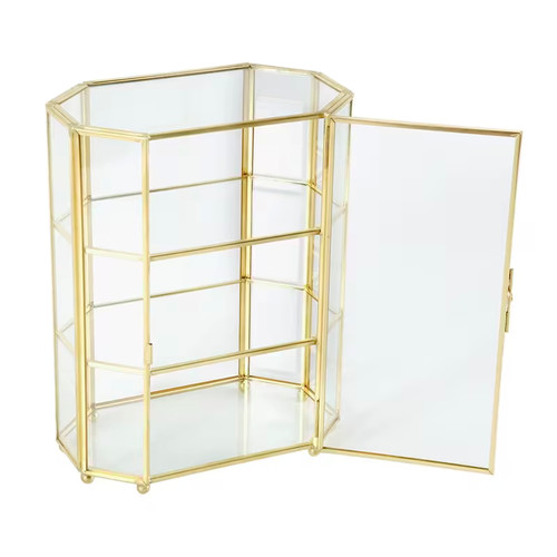 Kleine vitrinen achteckig glas - vitrinen,