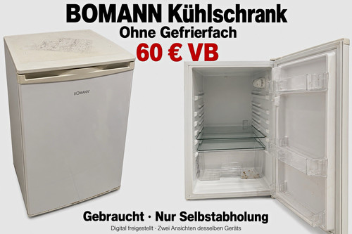 Bomann kühlschrank ohne - kühlschrank,