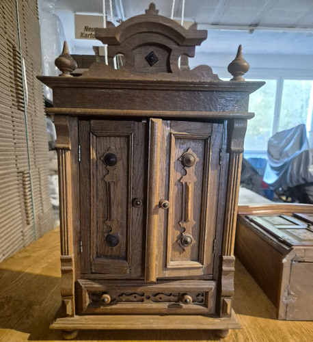 Kleiner holzschrank antik - holzschrank,